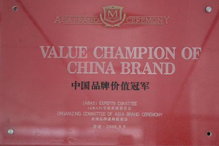 中国品牌价值冠军